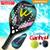 Raquete Beach Tennis Camewin Pro 100% Carbono 3k Holografico
