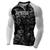 Rash Guard Jiu Skull Masculina Atlética Preto