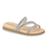 Rasteira Beira Rio 3 Strass Original Papete Conforto Slide Sandalia Conforto Rasteirinha Esporao Cristal creme 985