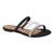 Rasteira Beira Rio 8384.651 Chinelo Tiras Festa Casual Brilho Feminino Preto