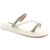 Rasteira Papete  Feminina Moleca 5469.121 Cristal creme branco off