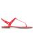 Rasteira Shoestock For You Basic Color Vermelho