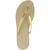 Rasteira You Metallic, Havaianas, Feminino Areia, Dourado claro