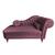 Recamier Divã Chaise Sofá Decorativo 1,3m Roma Sala de Estar Suede rosê