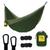 Rede De Dormir Descanso Camping Pesca Lazer Portátil Com  Corda e Mosquetão  Portable Style Verde militar, Verde