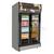 Refrigerador/Expositor Vertical AS-2/L Auto Serviço 2 Portas Conservex Cinza Escuro