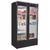 Refrigerador/Expositor Vertical Frios e Laticínios RF-020 - Portas de Vidro Duplo 700 L +2 a +8C - Frilux Preto