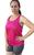 Regata Dry Fit Feminina / Academia / Esportes / Tecidos Leves / Fitness Pink