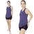 Regata Feminina Blusa Longline T shirt Tapa Bumbum Sobre Legging Academia Recorte Nadador Moda Fitness Marinho