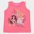 Regata Infantil Disney Princesas Feminina Rosa escuro