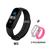 Relogio Bracelet Digital M5 Bluetooth Saude + 2 Pulseiras Branco+Rosa
