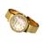 Relógio Bracelete Feminino Cansnow Luxo C38 Aço Inoxidável Dourado/Branco