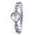 Relógio Bracelete Feminino Luxo Lvpai Argolas Aço Analógico Prata