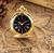 Relógio De Bolso Luxo Quartz Vintage Corrente Estojo Dourado