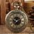 Relógio De Bolso  Vintage Aço Inoxidável Corrente E Estojo Cobre
