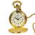 Relógio De Bolso Vintage Retrô Analógico Dourado