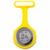 Relógio De Lapela Digital Led Enfermagem Silicone Broche Amarelo