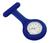 Relógio De Lapela Enfermagem De Bolso Broche De Silicone  Azul