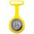 Relógio De Lapela Enfermagem Digital Led Silicone Broche Amarelo