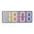 Relógio de LED colorido digital de mesa Espelhado 0725 TG d