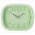 Relógio De Mesa Decorativo Despertador Escritório Quarto Verde