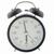 Relógio de Mesa Despertador Classico Retro Led Tipo Antigo Campainha 2 Sinos Alto Preto Nude Verde Cinza Preto