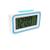 Relogio De Mesa Digital Data Temperatura Alarme Pilha Azul Royal