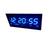 Relógio de parede 46 led digital temperatura data  Azul