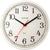 Relógio de Parede Decorativo Liso Sala Cozinha Nativo 23cm Branco