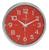 Relógio De Parede Decorativo Para Sala Cozinha Redondo 23 Cm Ponteiro Tic Tac Vermelho