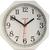 Relógio de Parede Nativo Octagonal Preto 23cm Moderno Sala Quarto Escritório Cozinha Branco