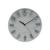 Relógio de Parede Redondo Analógico Metalizado Premium Moderno Clássico Branco Com Preto
