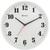 Relógio de Parede Redondo Liso Herweg 6126 26cm Branco