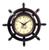 Relógio De Parede Timão De Barco Marrom-escuro