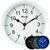 Relógio de Parede Wincy Silencioso Decoração Casa Sala Escritório Redondo Azul Branco Preto Cinza PDA01039  Branco - PDA01039