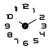 Relógio De Paredes Decorativo Silencioso Números Gigantes Preto