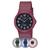 Relógio de Pulso Casio Feminino Analógico Classico Casual Leve Confortável Azul Branco MQ-24UC Vermelho - MQ-24UC-4BDF