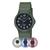 Relógio de Pulso Casio Feminino Analógico Classico Casual Leve Confortável Azul Branco MQ-24UC Verde - MQ-24UC-3BDF