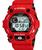 Relógio de Pulso Casio G-Shock Masculino Digital Tábua de Marés Surf Prova dágua 200m Preto Azul Vermelho G-7900 G-7900A-4DR - Vermelho