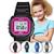 Relógio de Pulso Casio Infantil Led Digital Prova Dagua 30m Preto Cinza Azul e Rosa LA-20WH-4ADF - Preto