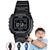 Relógio de Pulso Casio Infantil Led Digital Prova Dagua 30m Preto Cinza Azul e Rosa LA-20WH-1BDF - Preto