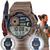 Relógio de Pulso Casio Masculino Tabua de Mares Fase da Lua Prova Dagua 100 Metros Esportivo Preto Azul Marrom Digital WS-1500H + Canivete WS-1500H-5AVDF - Marrom