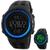 Relógio de Pulso Digital Skmei 1251 Masculino Esportivo Prova Dagua  Preto detalhe Azull