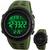 Relógio de Pulso Digital Skmei 1251 Masculino Esportivo Prova Dagua  Preto Pulseira Verde Militar