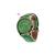 Relógio de pulso feminino Geneva algarismos romanos  Verde