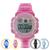  Relógio de Pulso Infantil Skmei Digital Analógico Prova Dágua 50 Metros Esportivo Rosa Azul Preto Pulseira de Silicone Original TG30080 - Rosa