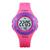  Relógio de Pulso Infantil Skmei Digital Analógico Prova Dágua 50 Metros Esportivo Rosa Azul Preto Pulseira de Silicone Original TG30079 - Rosa