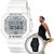 Relógio de Pulso Masculino Casio G-shock Digital Prova Dágua 200 Metros Resistente Choques Quadrado Esportivo Preto Branco Série Dw-5600 DW-5600MW-7DR - Branco