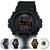 Relógio de Pulso Masculino Marca Casio G-Shock Digital Esportivo Robusto Prova Dágua 200m Preto Branco DW-6900 DW-6900MS-1DR - Preto