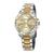 Relógio de Pulso Seculus Long Life Masculino 20854GPSV Dourado e Prata